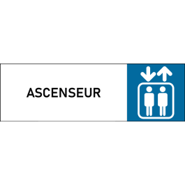 Plaque de porte classique Ascenseur
