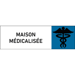 Plaque de porte classique Maison médicalisée