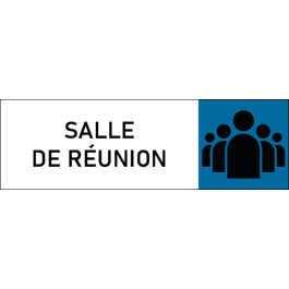 Plaque de porte classique Salle de réunion