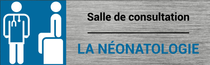Plaque de porte Néonatologie