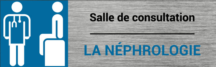 Plaque de porte Néphrologie