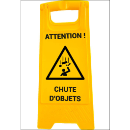 Chevalet chute d'objets