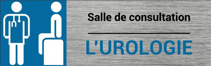 Plaque de porte Urologie