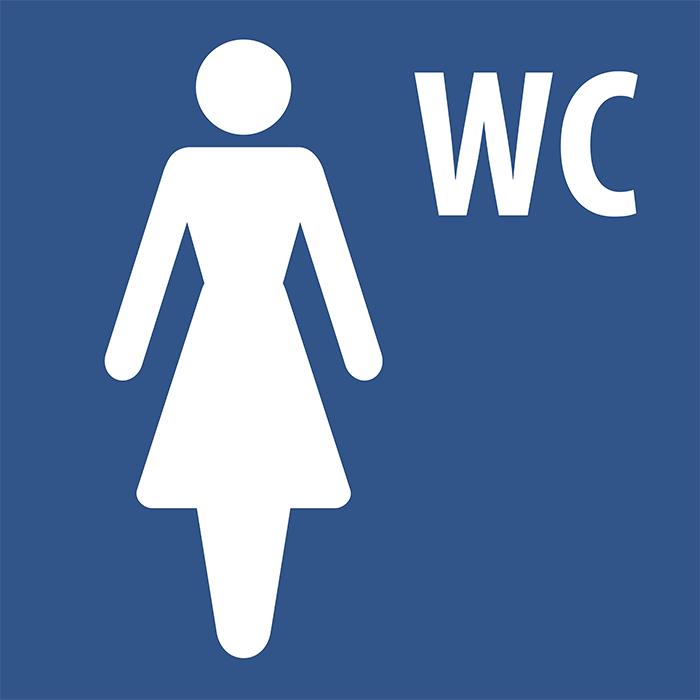 Pictogramme WC Femme Universel