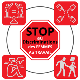 "STOP Discrimination au Travail : Affichez l'Engagement d'Égalité avec notre Visuel Impactant #PasDe