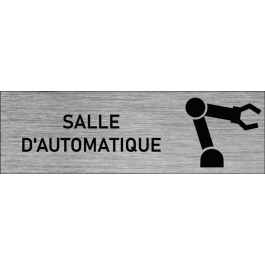 Plaque de porte Salle d'automatique