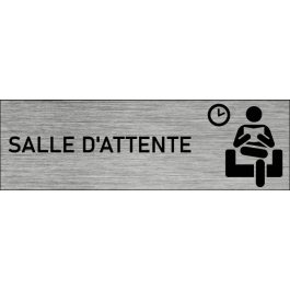 Plaque de porte Salle d'attente 2