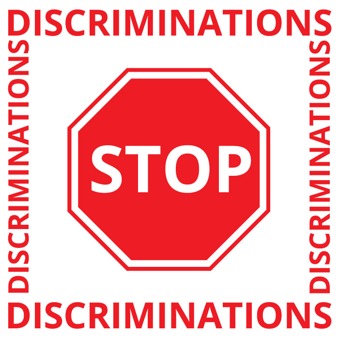 "STOP Discrimination" - Affiche Engagée Anti-Discriminations pour Sensibilisation Puissante