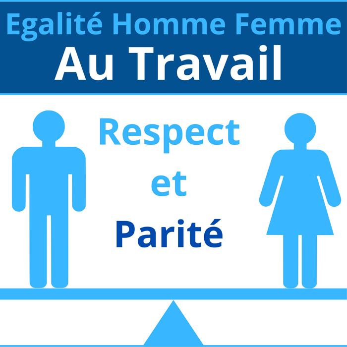 Affichage égalité homme femme respect