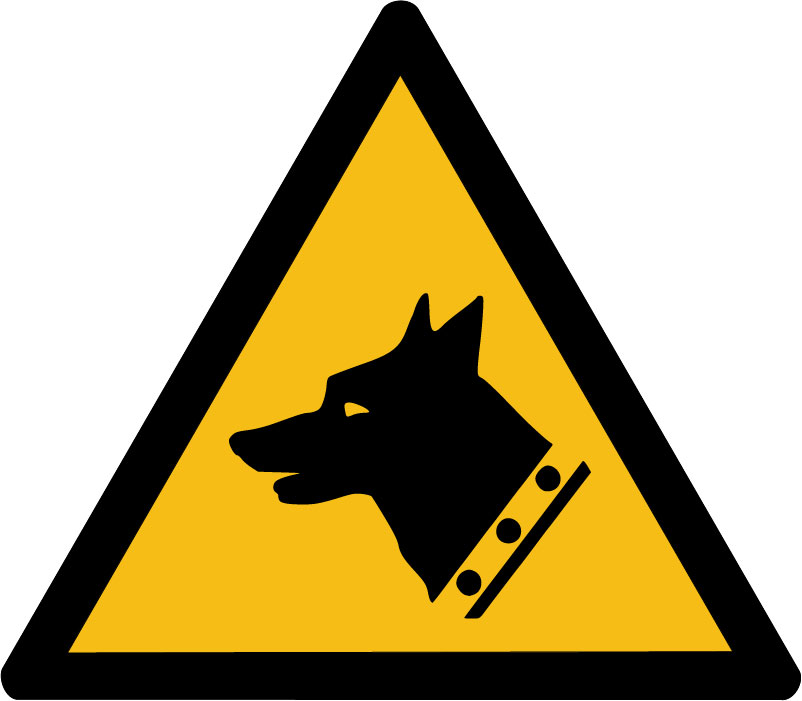 Panneau Chien de garde