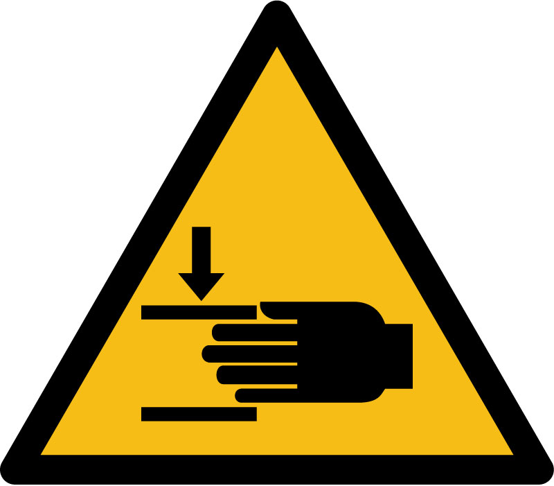 Panneau Écrasement des mains