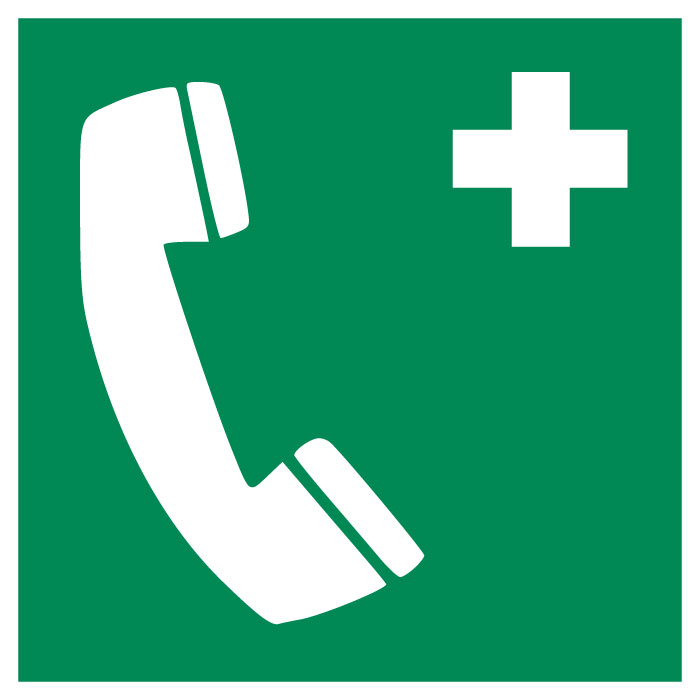 Panneau Téléphone d'urgence