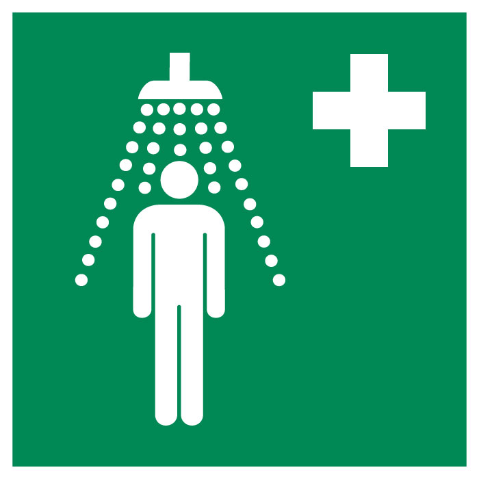 Panneau Douche de sécurité