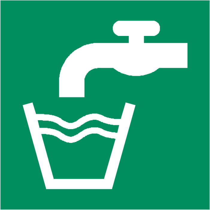 Panneau eau potable