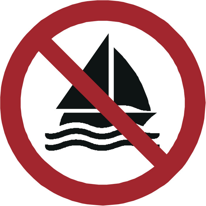 Panneau Pas de voile