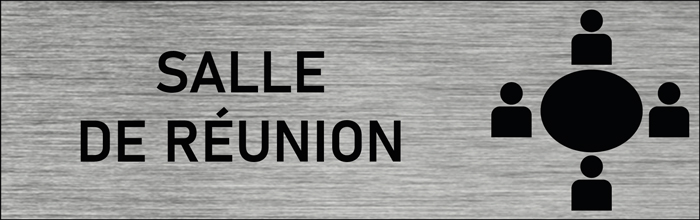 Plaque de porte Salle de réunion 2