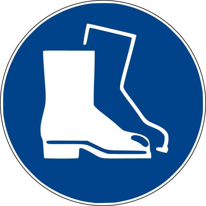 Panneau Protection obligatoire des pieds