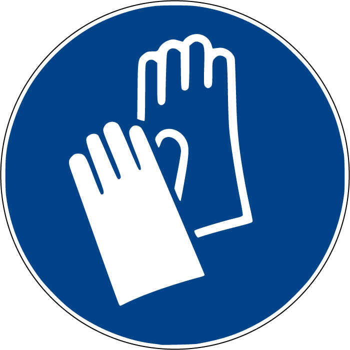 Panneau Protection obligatoire des mains-gants de protection