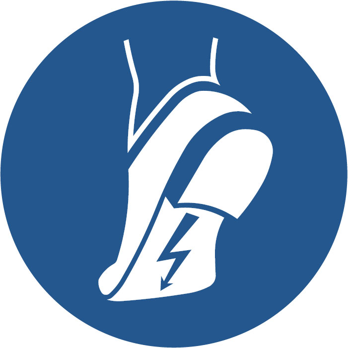 Panneau Chaussures antistatiques obligatoires