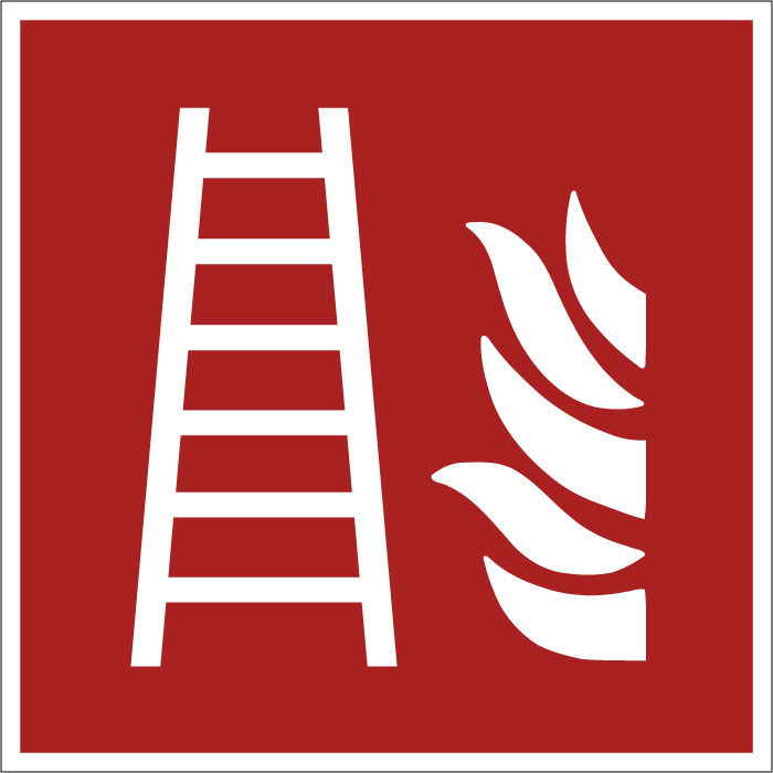 Panneau Échelle d'incendie
