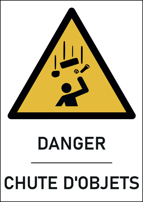 
Panneau Chute d'objets

