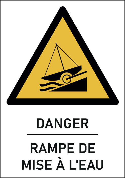 Panneau Rampe de mise à l'eau