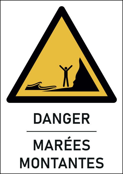 Panneau Marées montantes