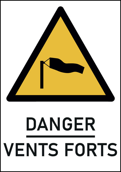 Pictogramme Vents forts
