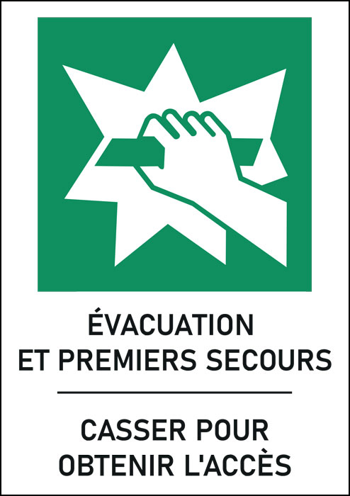 Panneau Casser pour obtenir l'accès