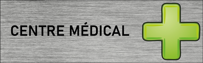 Plaque de porte Centre médical
