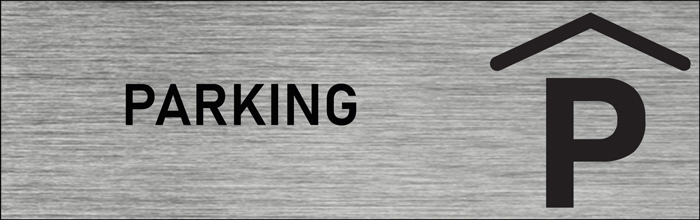 Plaque de porte Parking