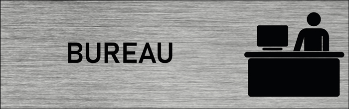 Plaque de porte Bureau 2
