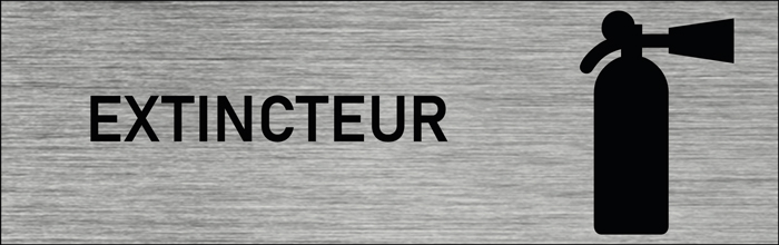 Plaque de porte Extincteur 3