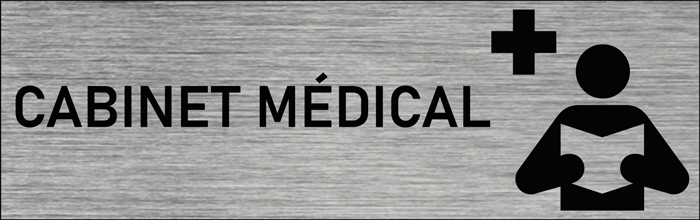 Plaque de porte Cabinet médical