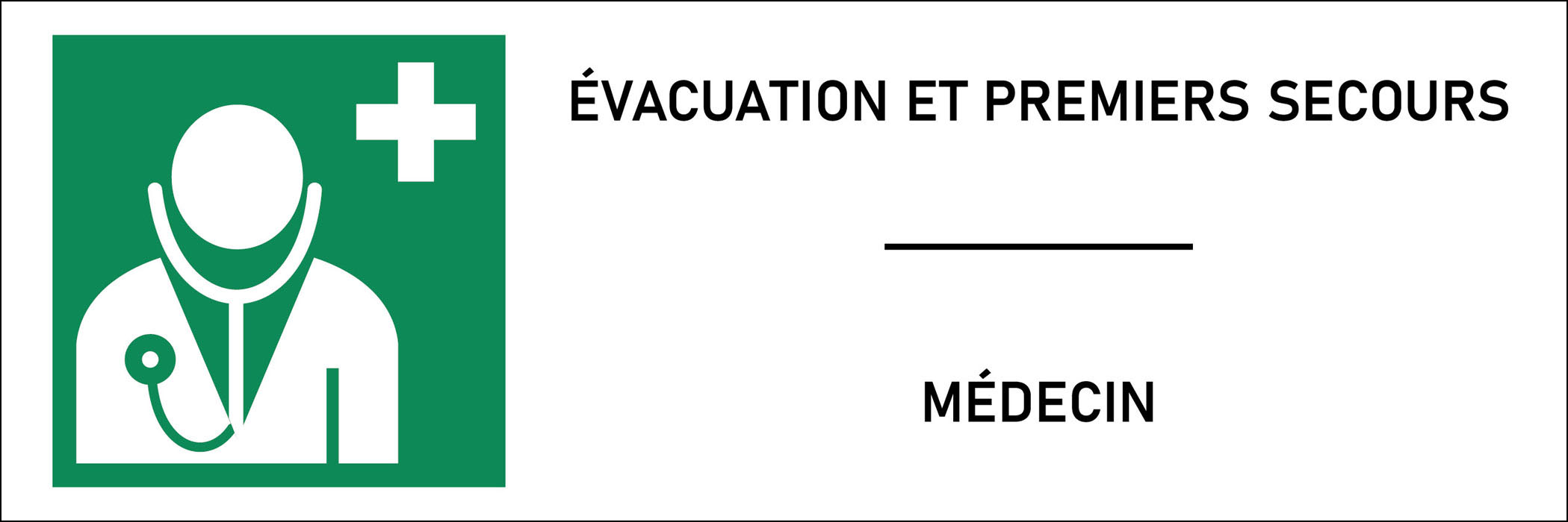 Panneau Médecin