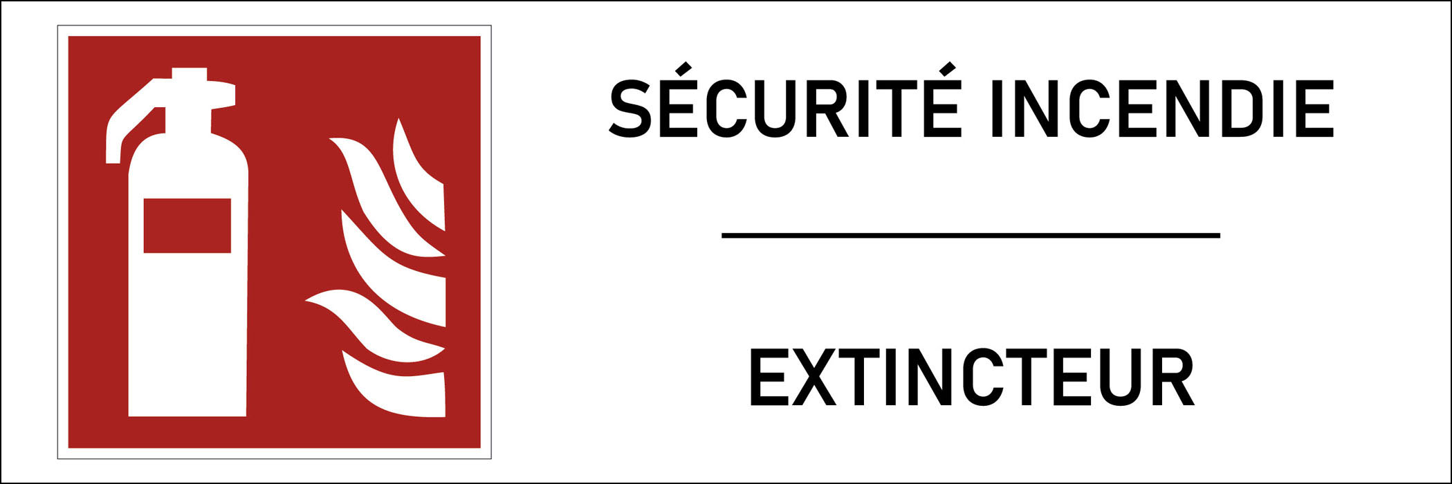 Panneau Extincteur