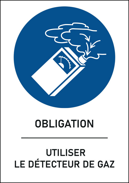 Panneau Utiliser le détecteur de gaz